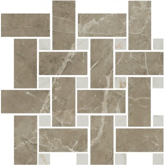 T038/SG6541 Мозаика Серенада мозаичный бежевый тёмный лаппатированный 32x32