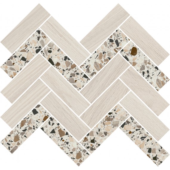 Мозаика T042/SG5113 Мозаика Монтиони мозаичный миндальный 34x35,5