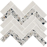 T042/SG5268 Мозаика Монтиони мозаичный белый 34x35,5