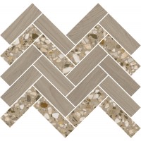 T042/SG5269 Мозаика Монтиони мозаичный коричневый светлый 34x35,5
