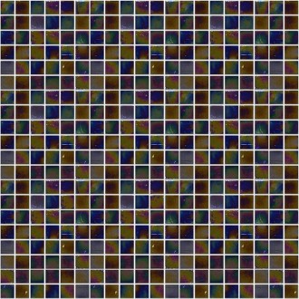 TAURUS-LUX-47 стеклянная мозаика на бумаге 1.5х1.5 32.7х32.7