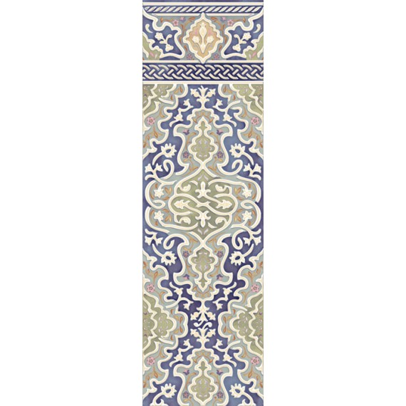 Керамическая плитка TAWRIQ BLUE HALIFA 29.75x99.55