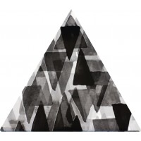 TG D IMP 05 TRIANGOLO IMPRESSIONI NERO 17X17
