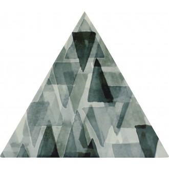 TG D IMP 09 TRIANGOLO IMPRESSIONI VERDE 17X17