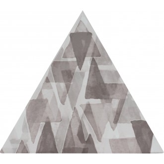 TG D IMP 10 TRIANGOLO IMPRESSIONI GRIGIO 17X17