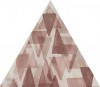 TG D IMP 13 TRIANGOLO IMPRESSIONI ROSA 17X17