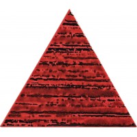 TG D LARTE 01 TRIANGOLO LARTE ROSSO 17X17H15