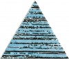 TG D LARTE 06 TRIANGOLO LARTE AZZURRO 17X17H15