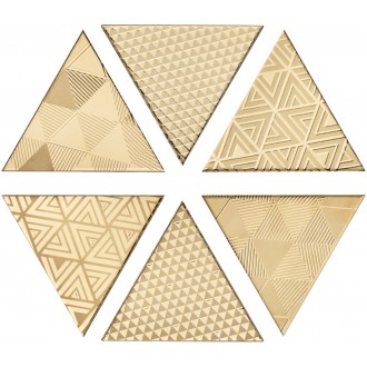 TG D VIBRA 03 TRIANGOLO VIBRAZIONI ORO 17X17H15