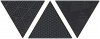TG D VIBRA 05 TRIANGOLO VIBRAZIONI NERO MATT 17X17H15
