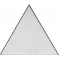 TG FM 07 TRIANGOLO FONDO PLATINO MATT 17X17H15