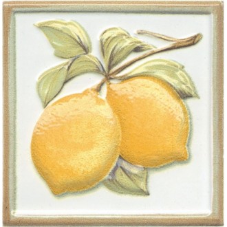 TLA002H Плитка Капри Лимончики 9.8х9.8