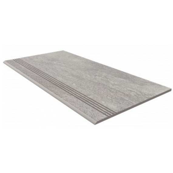 Ступени TN01 Ступень Grey неполированная с насечками 30x60