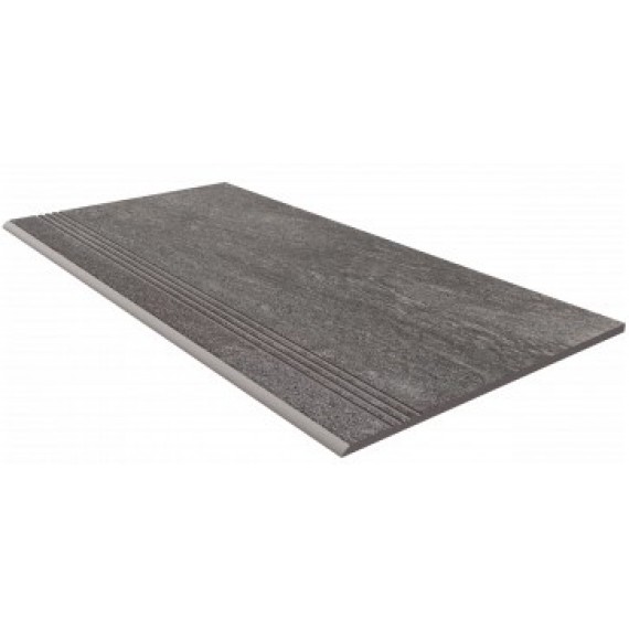 Ступени TN02 Ступень Anthracite неполированная с насечками 30x60