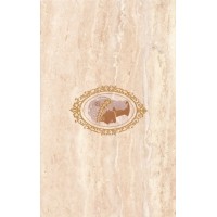 TR-D6-CR Travertin Medallion (вертикальный) 25х40 