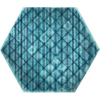 TRIBU Blue Shiny Hexa 23.2x26.7