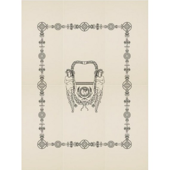 Керамическая плитка TR BLASON 05 BLASON NERO 150x200