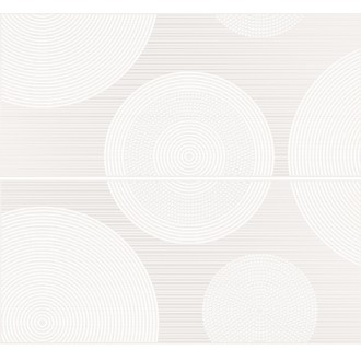 TV2F052 Tiffany панно белый 40x44