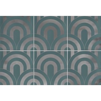 Takada Turquesa Plata 23x33,5