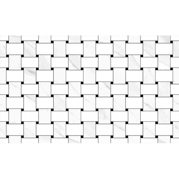 Керамическая плитка Tangle Blanco 33.3*55