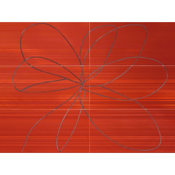 Керамическая плитка Tendence Red из 6 шт 90*120