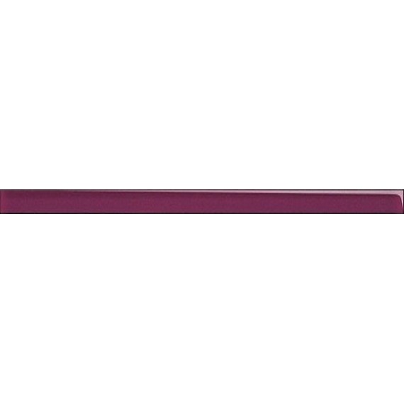 Керамическая плитка U-BG-25-400-VLT Бордюр Universal Glass Violet 2,5х40