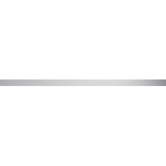 U-BM-12-400-SL Бордюр Metal Silver 1,2х40