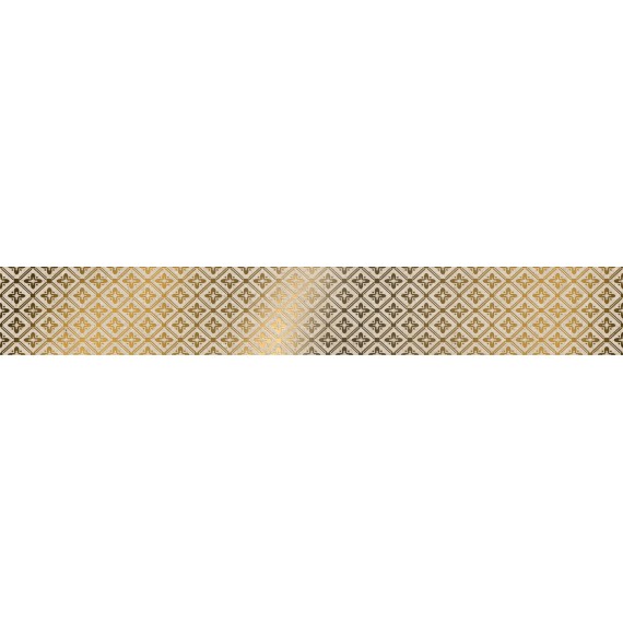 Керамическая плитка UG1A061 спецэлемент стеклянный Universal Glass желтый 4,8x60