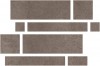 UKR20200 Unika Smoke Mix Wall Rett 20x60, 20x20, 10x60, 10x20, 10x10