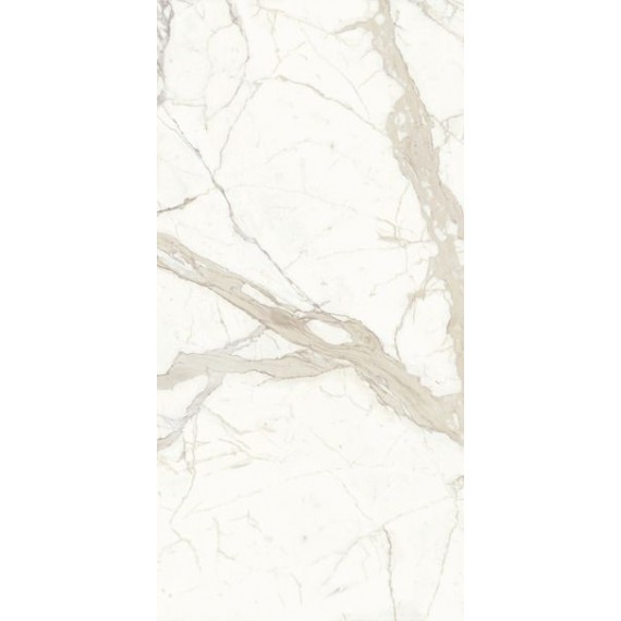 Керамогранит UM6L157536 Bianco Calacatta Lucidato Shiny 150x75