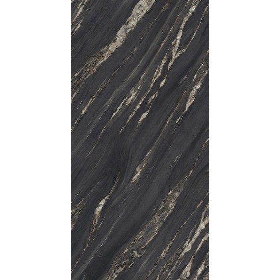 Керамогранит UM6L300674 TROPICAL BLACK Lucidato Shiny 6mm 300x150
