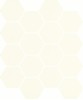 Uniwersalna Mozaika Prasowana Bianco Hexagon 22х25,5