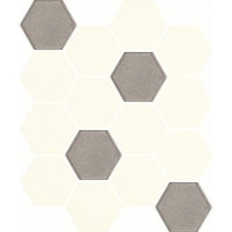 Uniwersalna Mozaika Prasowana Bianco MIX Hexagon 22х25,5
