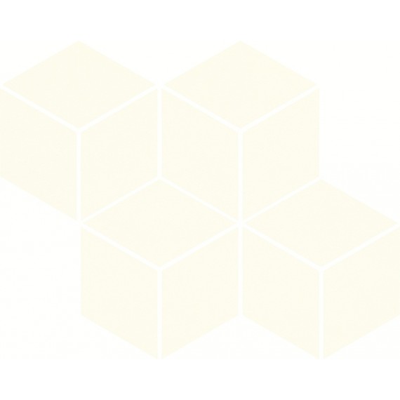 Мозаика Uniwersalna Mozaika Prasowana Bianco Romb Hexagon 20,4х23,8