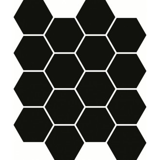 Uniwersalna Mozaika Prasowana Nero Hexagon 22х25,5
