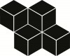 Uniwersalna Mozaika Prasowana Nero Romb Hexagon 20,4х23,8