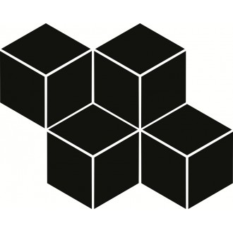Uniwersalna Mozaika Prasowana Nero Romb Hexagon 20,4х23,8