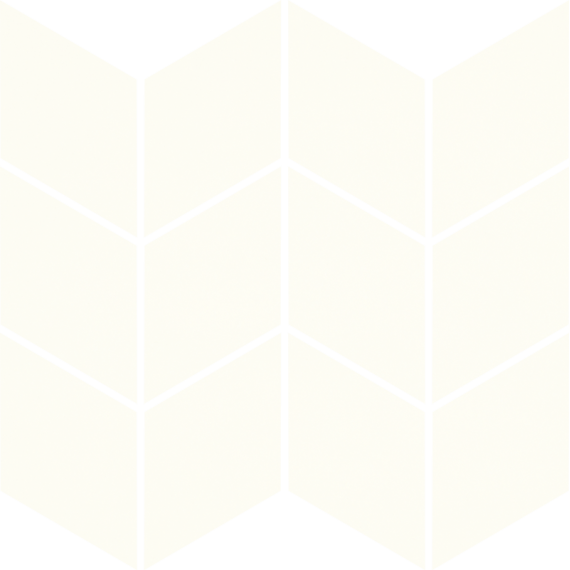 Мозаика Uniwersalna Prasowana Bianco Romb Braid 20,5х23,8