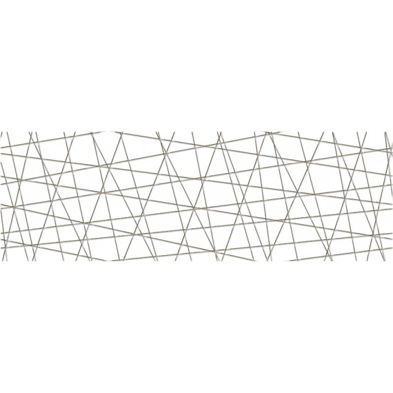 Керамическая плитка VG2U051 Вставка Vegas белый 25x75