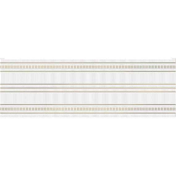 Керамическая плитка VG2U451 Вставка Vegas многоцветный 25x75