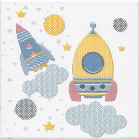 Керамическая плитка VT/A373/5009 Декор Бон Вояж Ракета 20x20