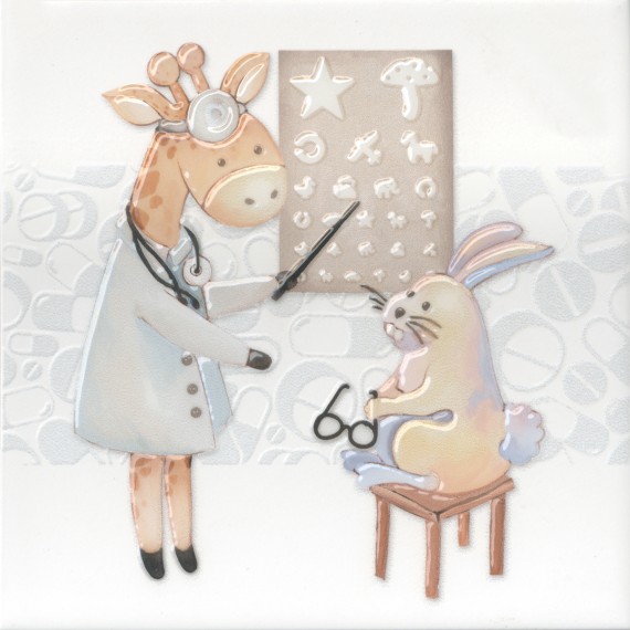 Керамическая плитка VT/A504/5009 Декор Айболит 4 20x20