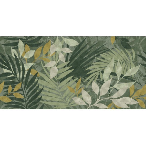 Керамическая плитка VT/A674/48018R Green Декор матовый обрезной 40x80