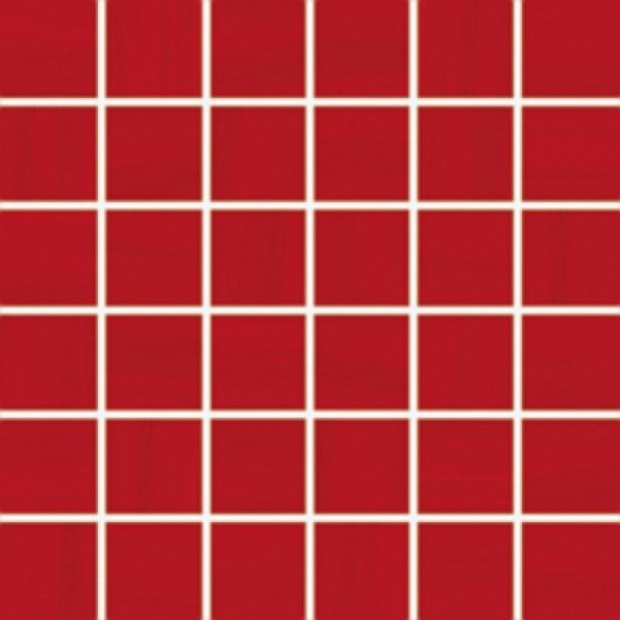 Мозаика WDM06041 на сетке красный 5x5 30x30