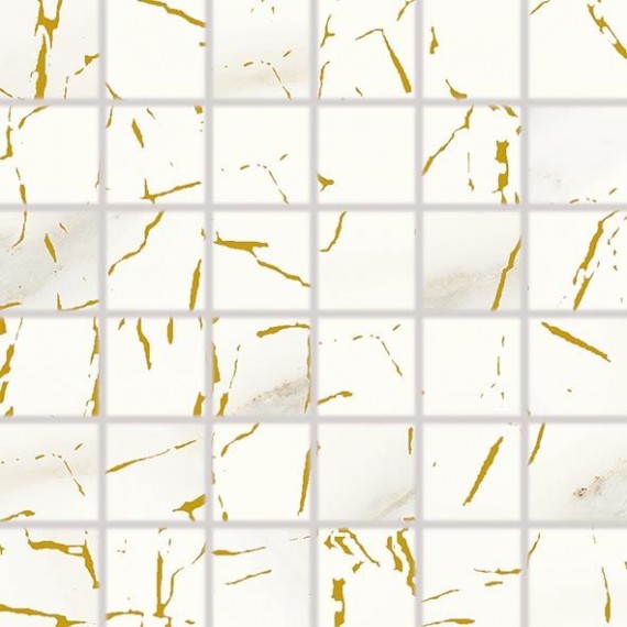 Мозаика WDM06731 CAVA mosaic golden matt 30x30