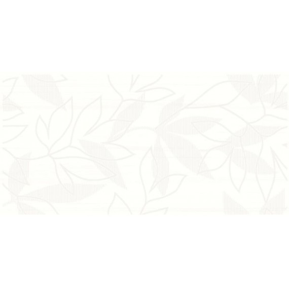 Керамическая плитка WITMB060 декор цветы белые 20х40