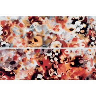 WITVE004 декор красные цветы (комплект 2шт) 40x60