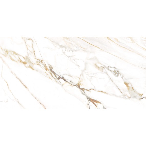 Керамическая плитка WT9DET11 Плитка Detroit Calacatta Gold 249*500*8,5