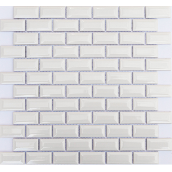 Мозаика White Bar 30x30