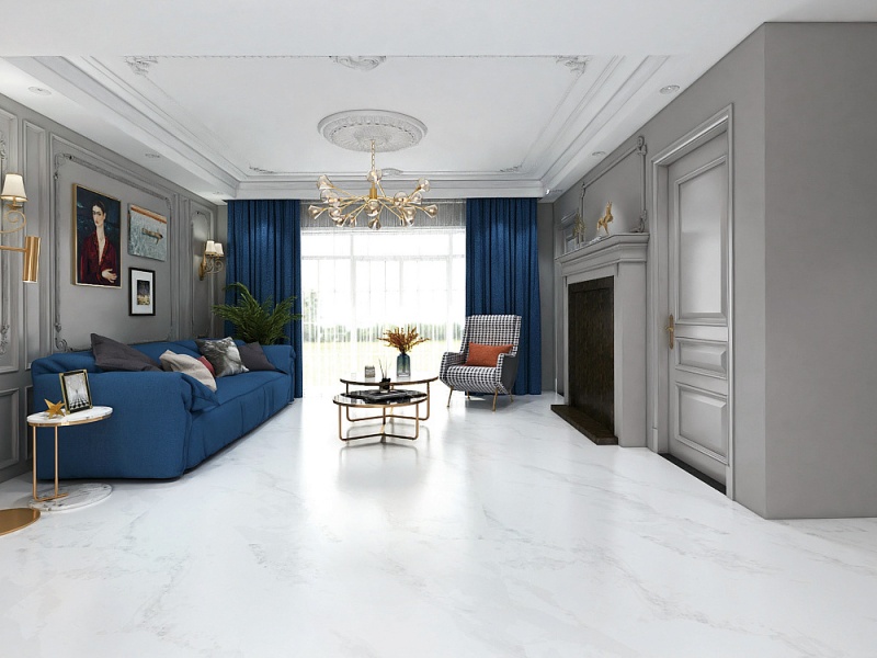 White Marble Basconi Home